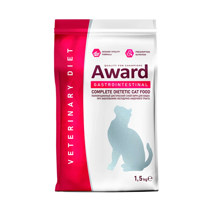 Авард д/кошек Гастроинтестинал 1.5 кг, AWARD