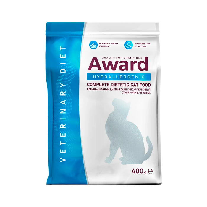 Авард д/кошек Гипоаллердженик 400 г, AWARD